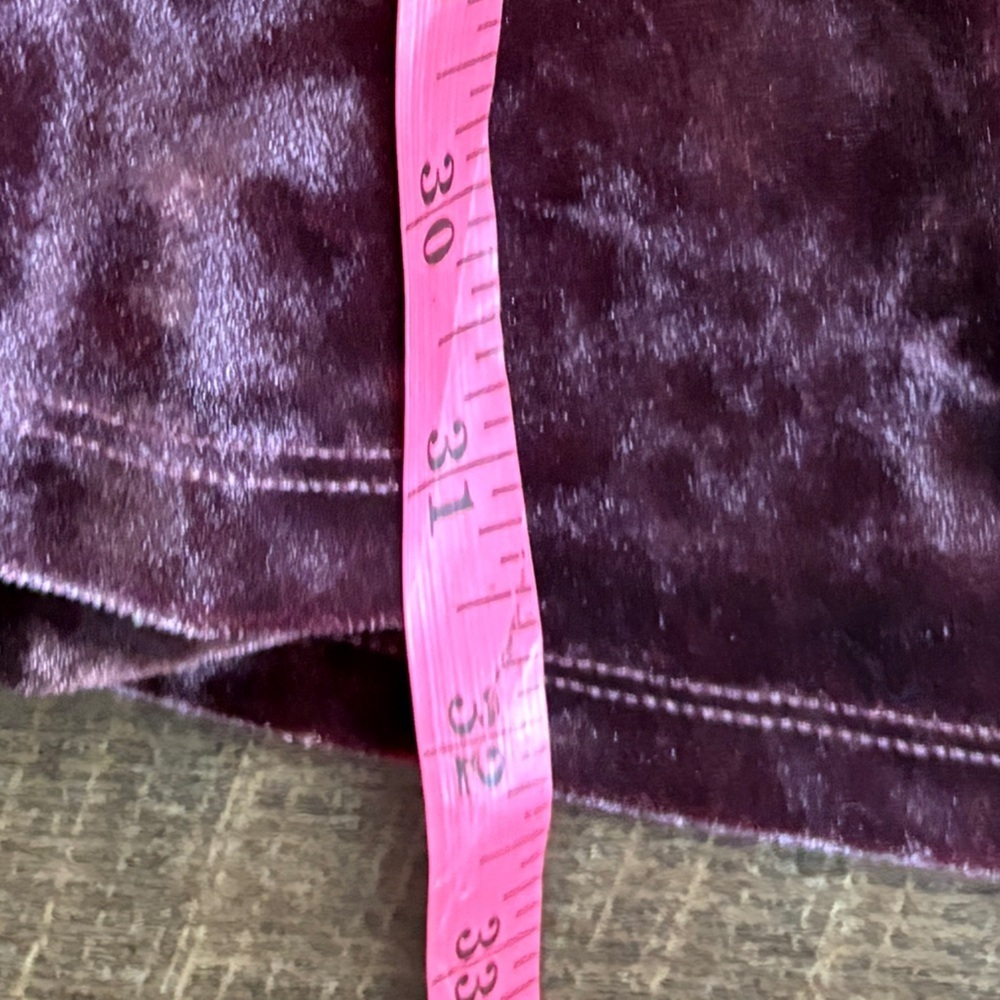 Vintage Y2K crushed velvet swing dress mauve 90s grunge fairy whimsygoth M EUC - Picture 14 of 16